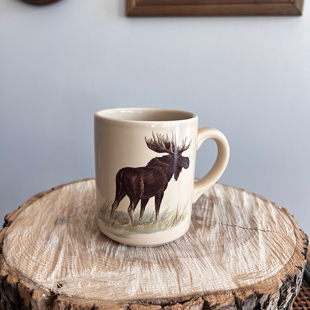 Vintage Moose Outdoors Mug