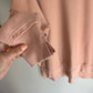Aerie Oversized Blush Waffle Knit Crewneck Pullover Sweatshirt