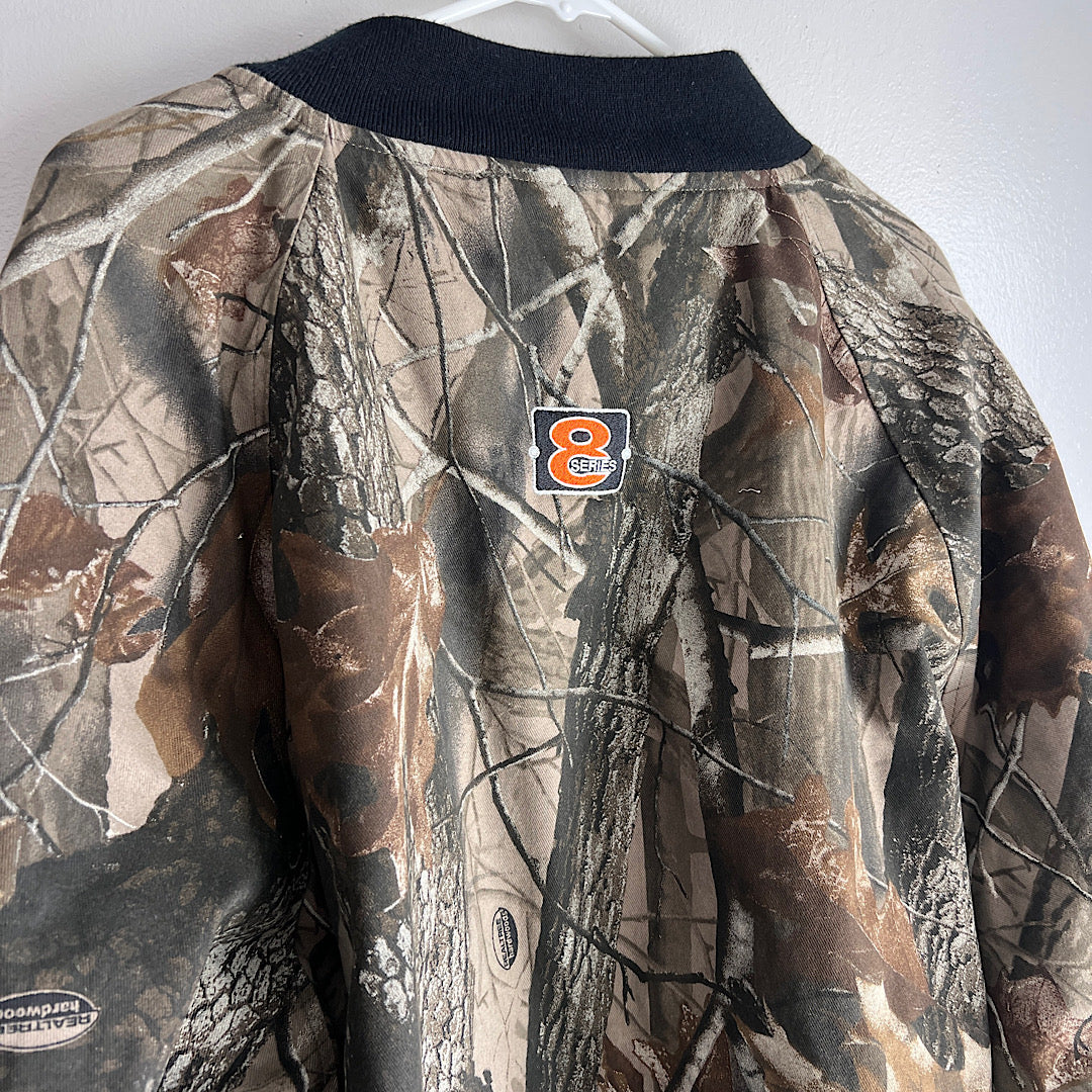 Vintage Dunbrooke Embroidered Camo Bomber Jacket