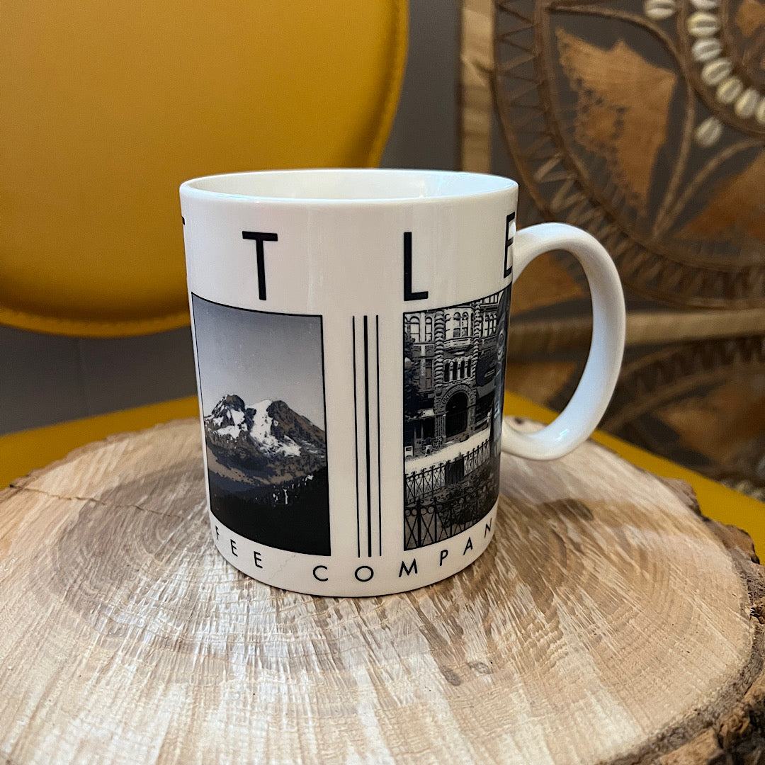 Vintage '03 Starbucks Seattle City Scenes Series Large Mug