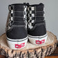 Vans Sk8-Hi Platform Checkerboard Shoes (missy 4)