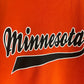 Minnesota Neon Orange and Black Crewneck Sweatshirt