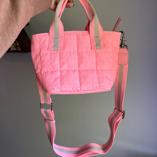 Pink Quilted Bag