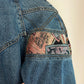 Vintage '80s Current Seen Denim Flannel Lined Jacket