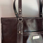 Vintage Nine&Co Large Brown Tote Bag