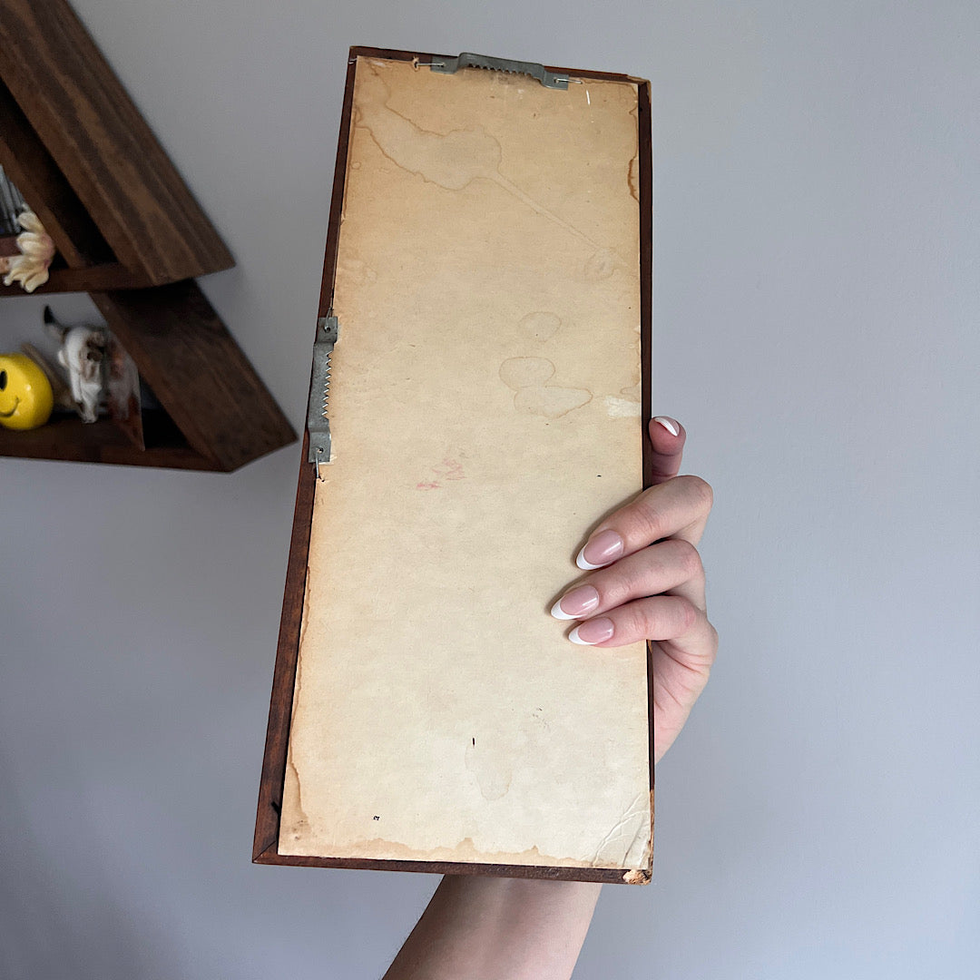 Vintage MCM Long Wall Mirror