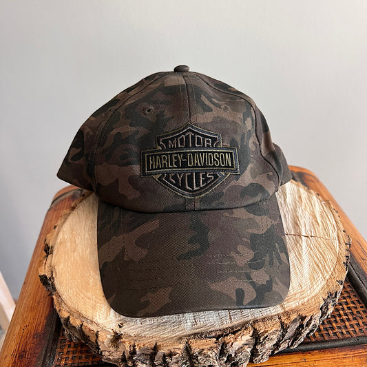 Harley Davidson Camo Adjustable Hat