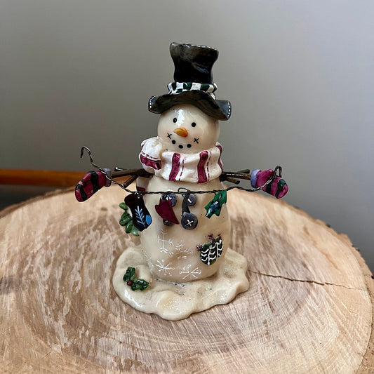 Vintage Snowman Decor
