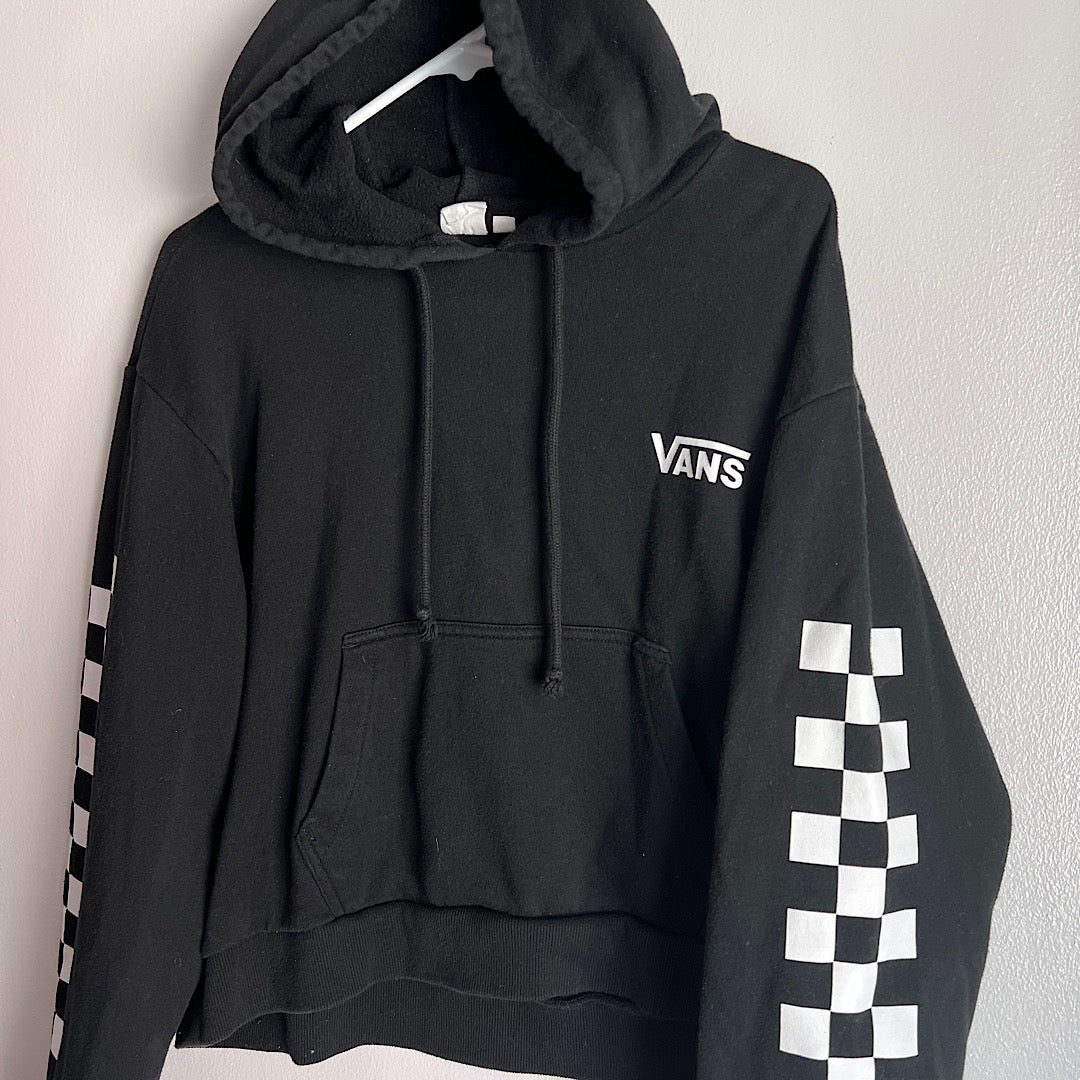 Vans Checkerboard Cropped Hoodie