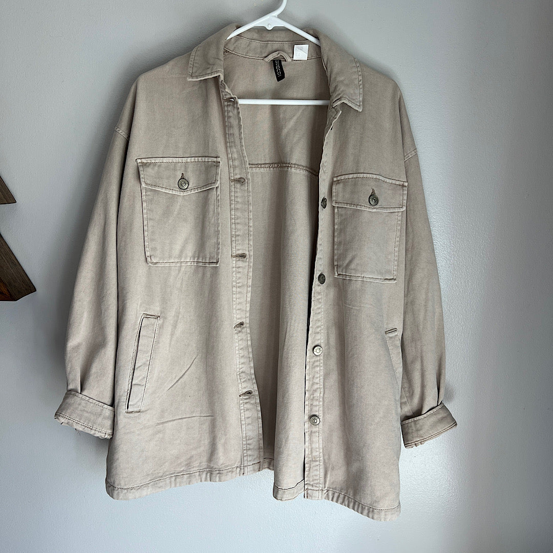 H&M Divided Oversized Denim Shacket