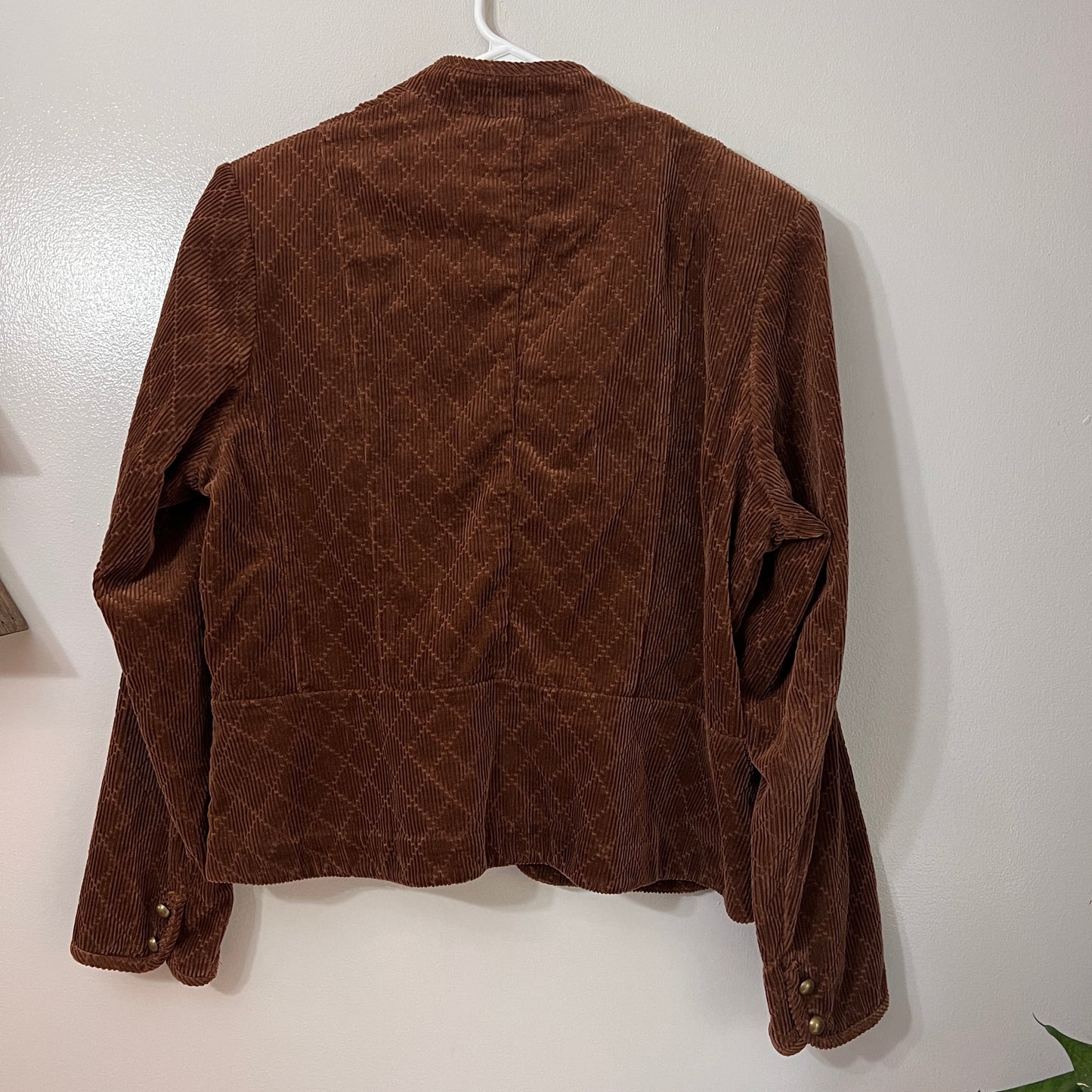 Vintage Relativity Corduroy Short Brown Jacket