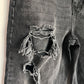 BDG Urban Outfitters High Rise Baggy Distressed Black Jeans (29)