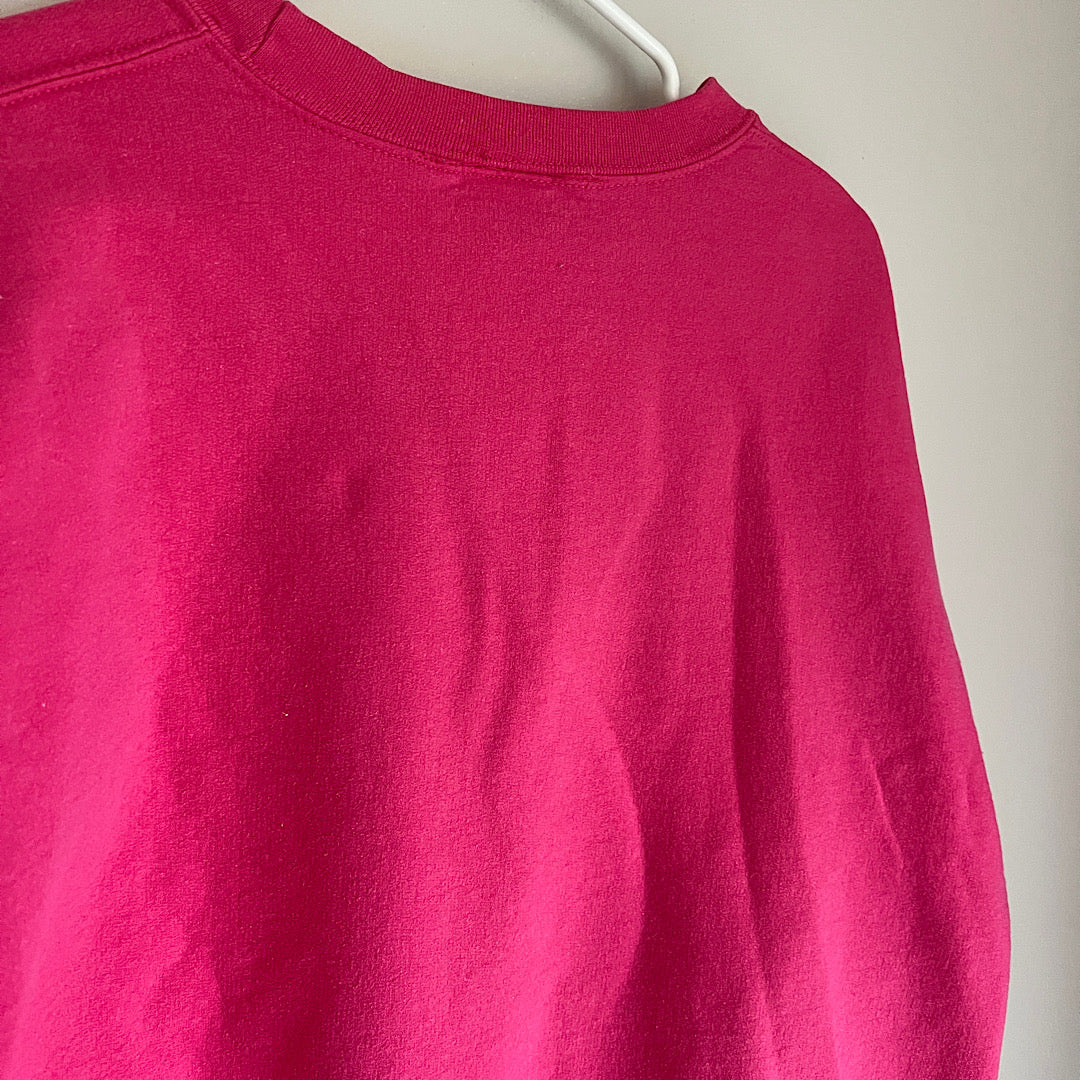 UND North Dakota Pink & Green Crewneck Sweatshirt