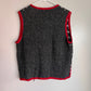Vintage Croft & Barrow Knit Christmas Zip Up Vest