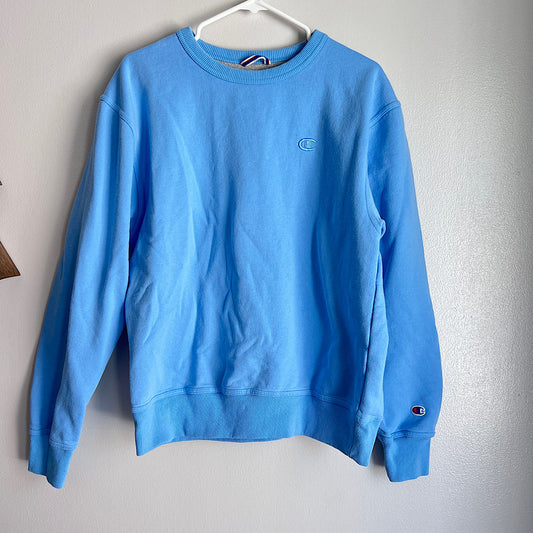 Champion Embroidered Crewneck Light Blue