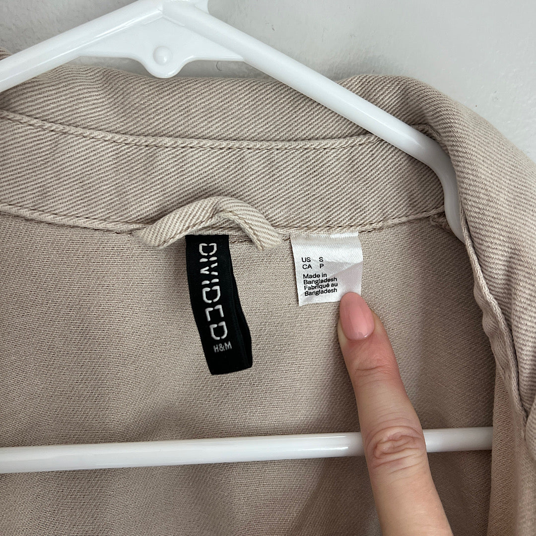 H&M Divided Oversized Denim Shacket