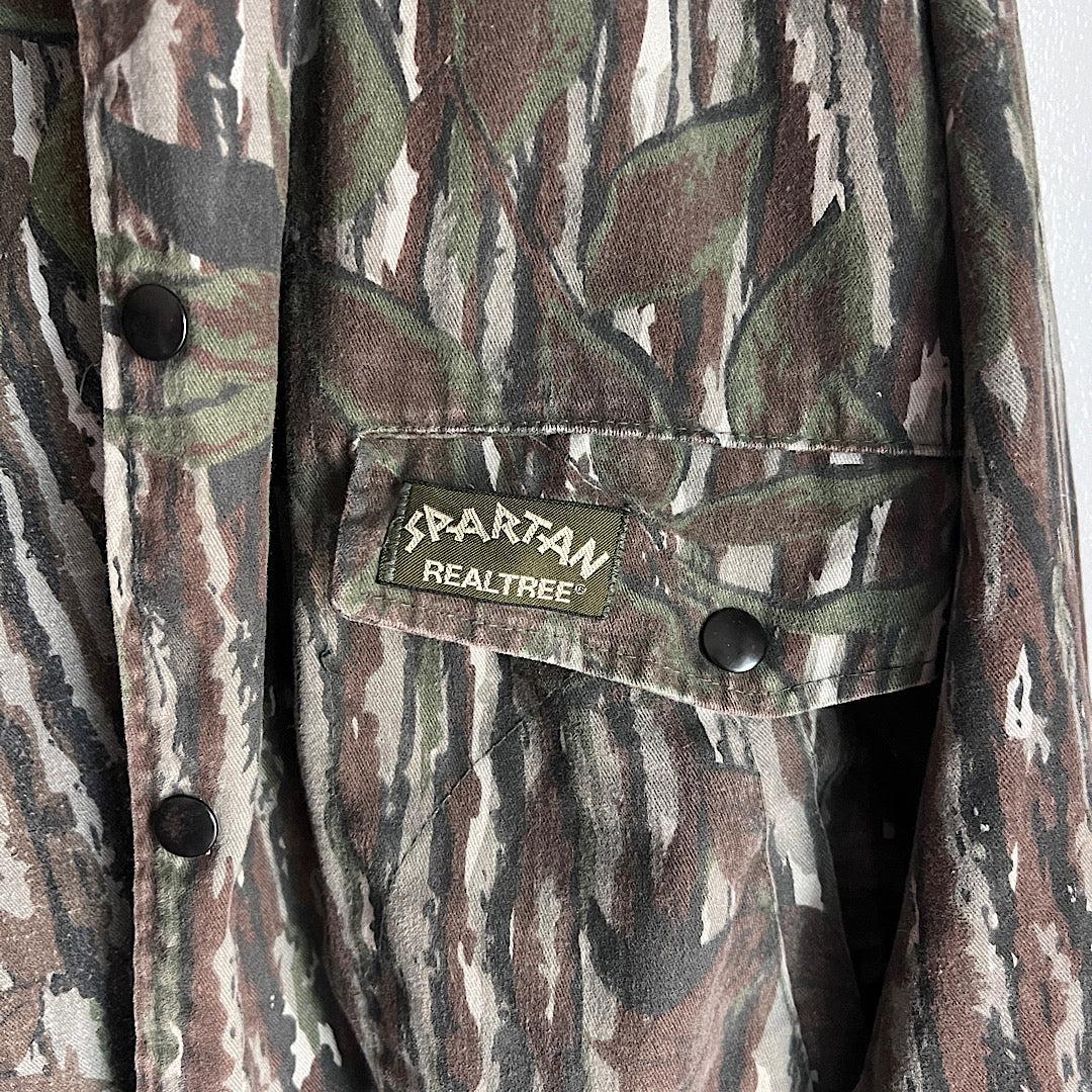 Vintage Realtree Spartan Camo Bomber Jacket & Cargo Pants Set