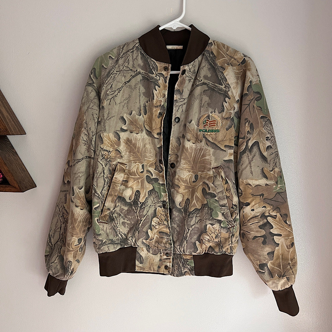 Vintage Camo Polaris Quilted Lining Jacket