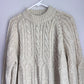 '90s Vintage Cable Knit Sweater