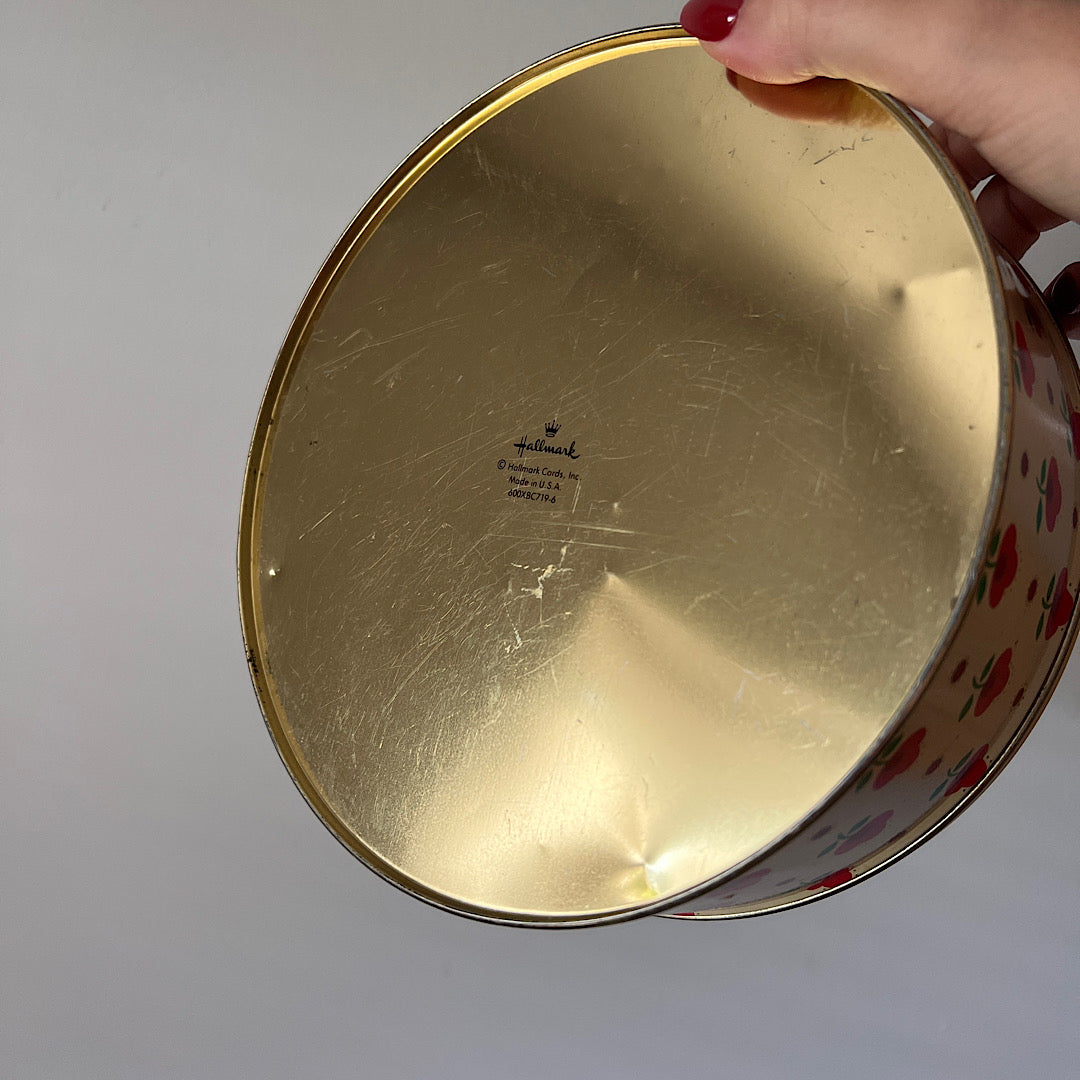 Vintage Hallmark Floral Tin