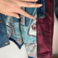 Vintage '80s Current Seen Denim Flannel Lined Jacket
