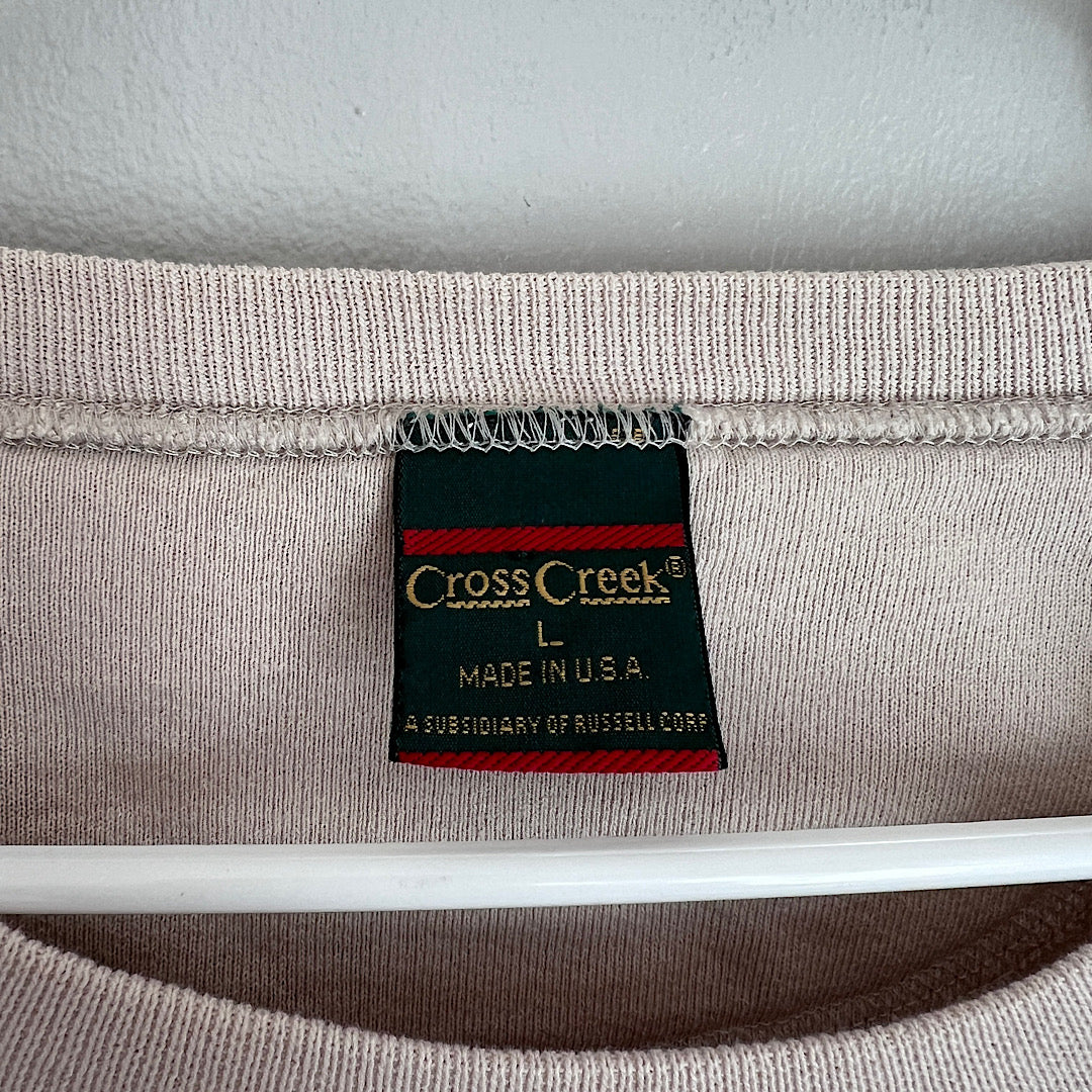 Vintage Cross Creek Golfers Embroidered Crewneck