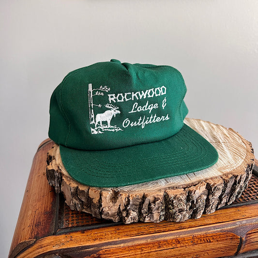 Vintage Rockwood Lodge & Outfitters Embroidered hat