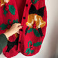 Vintage The Villager Christmas Knit Vest