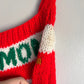 Vintage Mom Mrs. Claus Knit Stocking