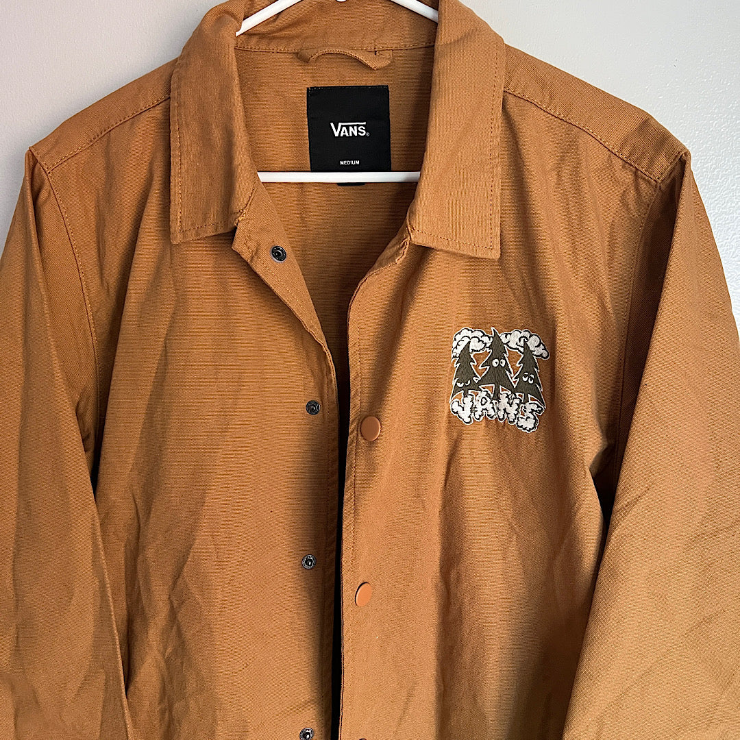 Vans Torrey Skate Jacket - Embroidered Logo Canvas Lightweight Jacket