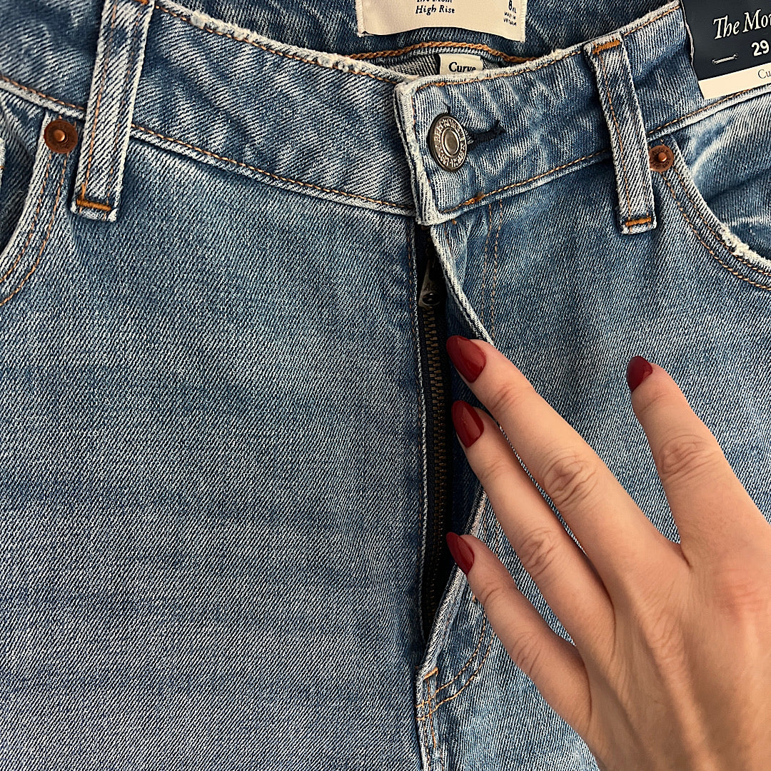 NWT Abercrombie & Fitch Mom Jean Curve Love 8XL