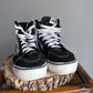 Vans Sk8-Hi Platform Checkerboard Shoes (missy 4)