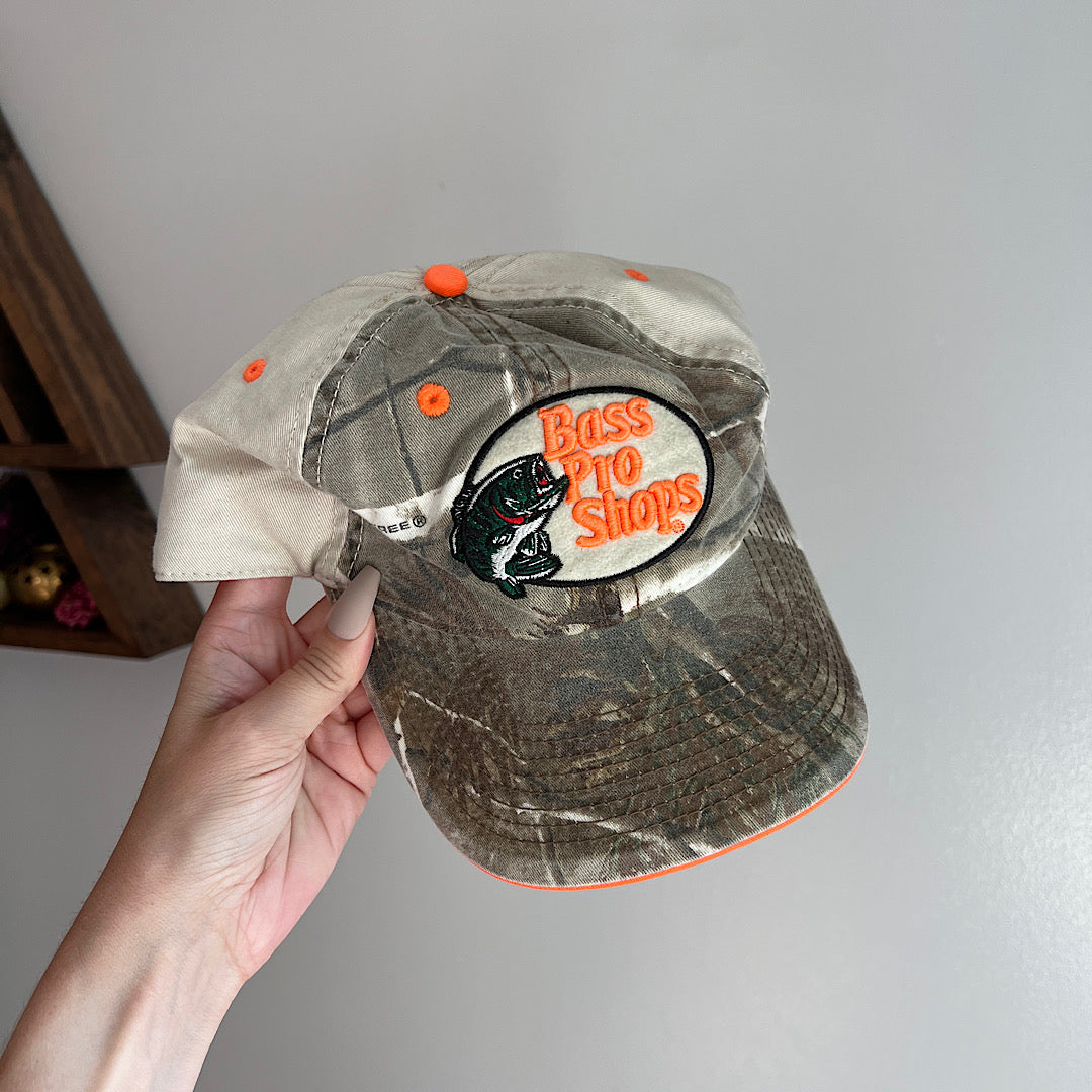 Vintage Bass Pro Shops Camo Hat