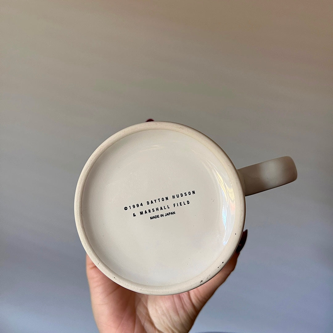 Vintage 1994 Dayton Hudson & Santabear 10 Years Mugs (set of 2)