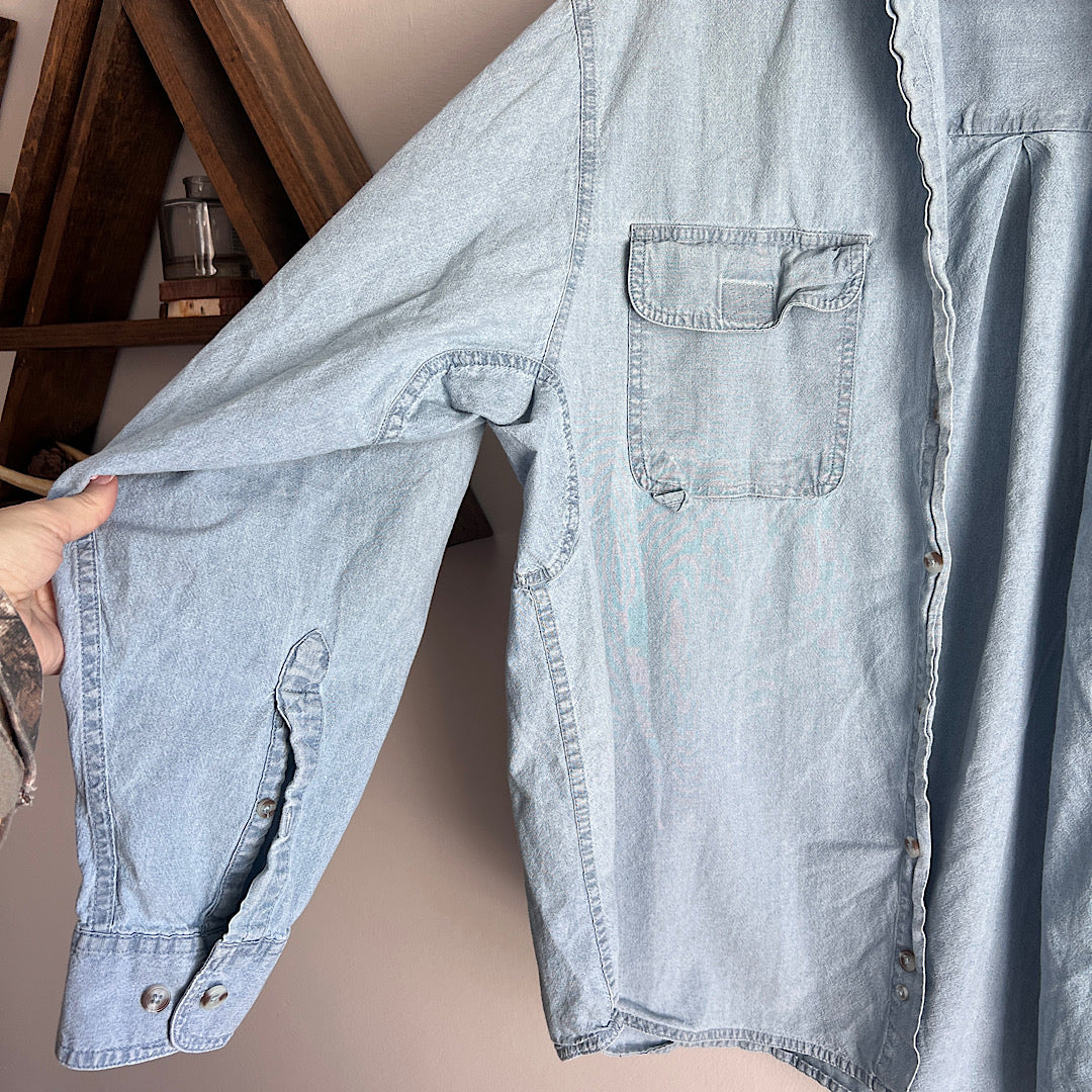 Vintage Faded Glory Denim Shirt