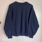 Vintage Boston Fall Leaves Graphic Crewneck Sweatshirt (navy)