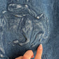 Vintage Embossed American Original Western Brand Denim Shacket
