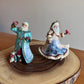 '04-'05 Thomas Kinkade Old World Santa Christmas Ornaments (set of 2)