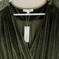 Baltic Born Sofia Velvet Maxi Dress Olive - NWT
