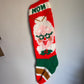 Vintage Mom Mrs. Claus Knit Stocking