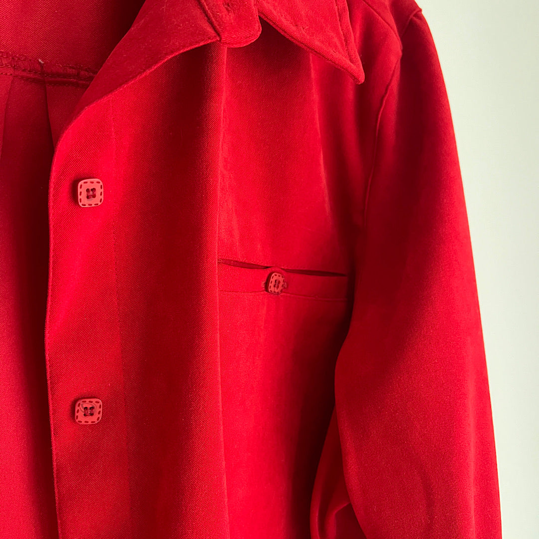 Vintage Sag Harbor Red Button Up Shirt