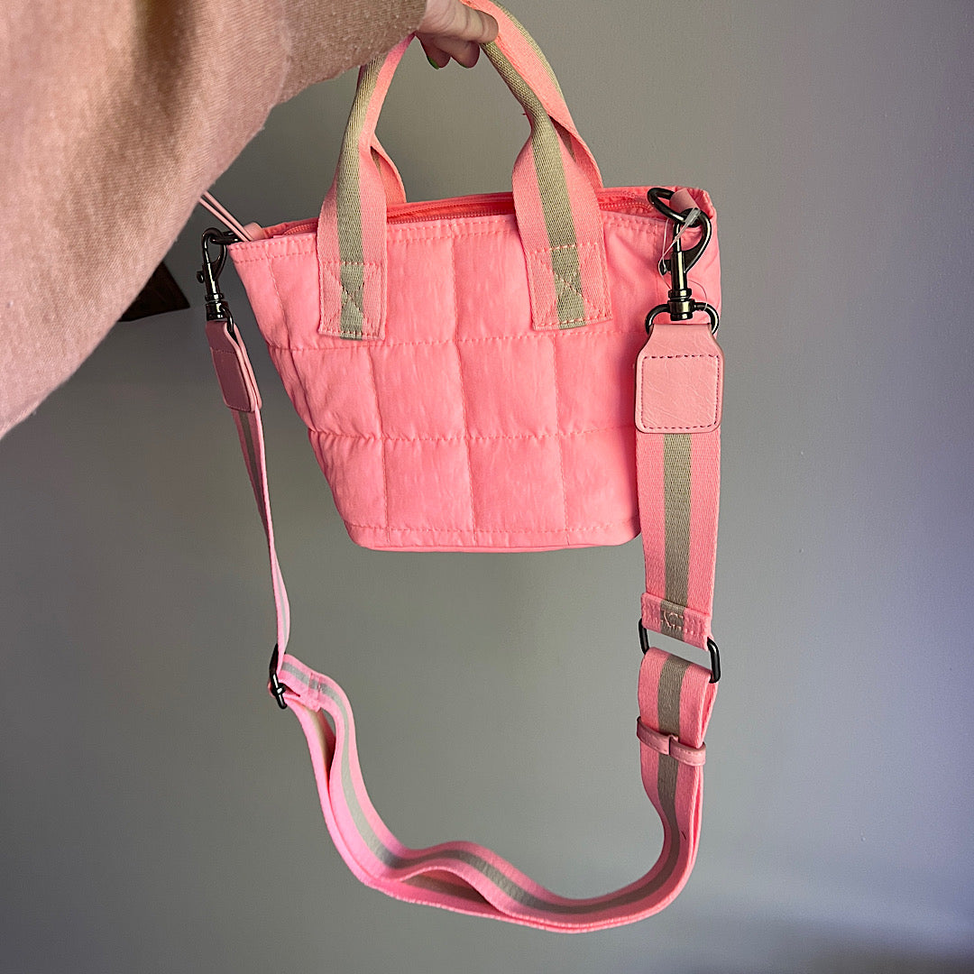 Pink Quilted Bag