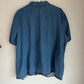 Vintage Elisabeth Floral Embroidered Denim T-Shirt Button Up