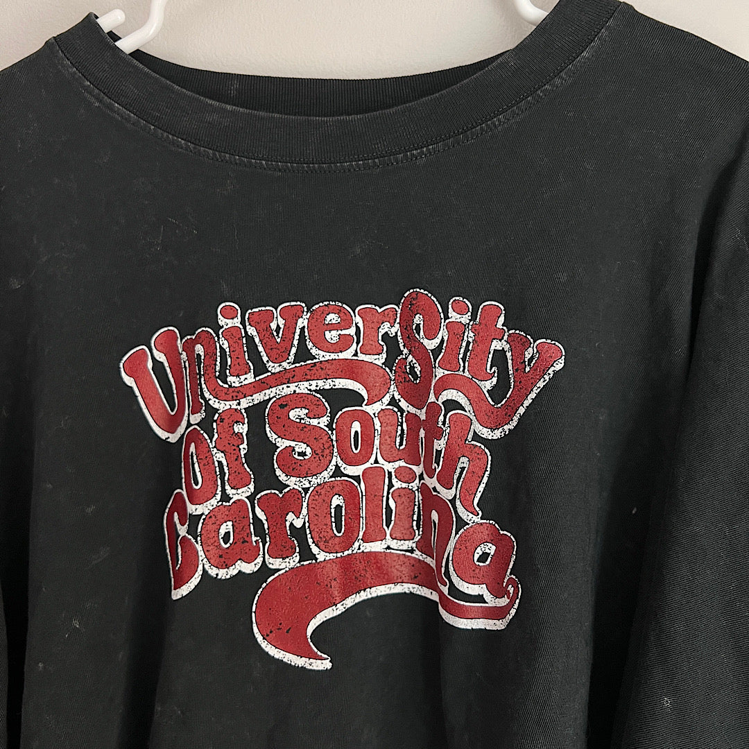 USC Stonewash Cropped Tee