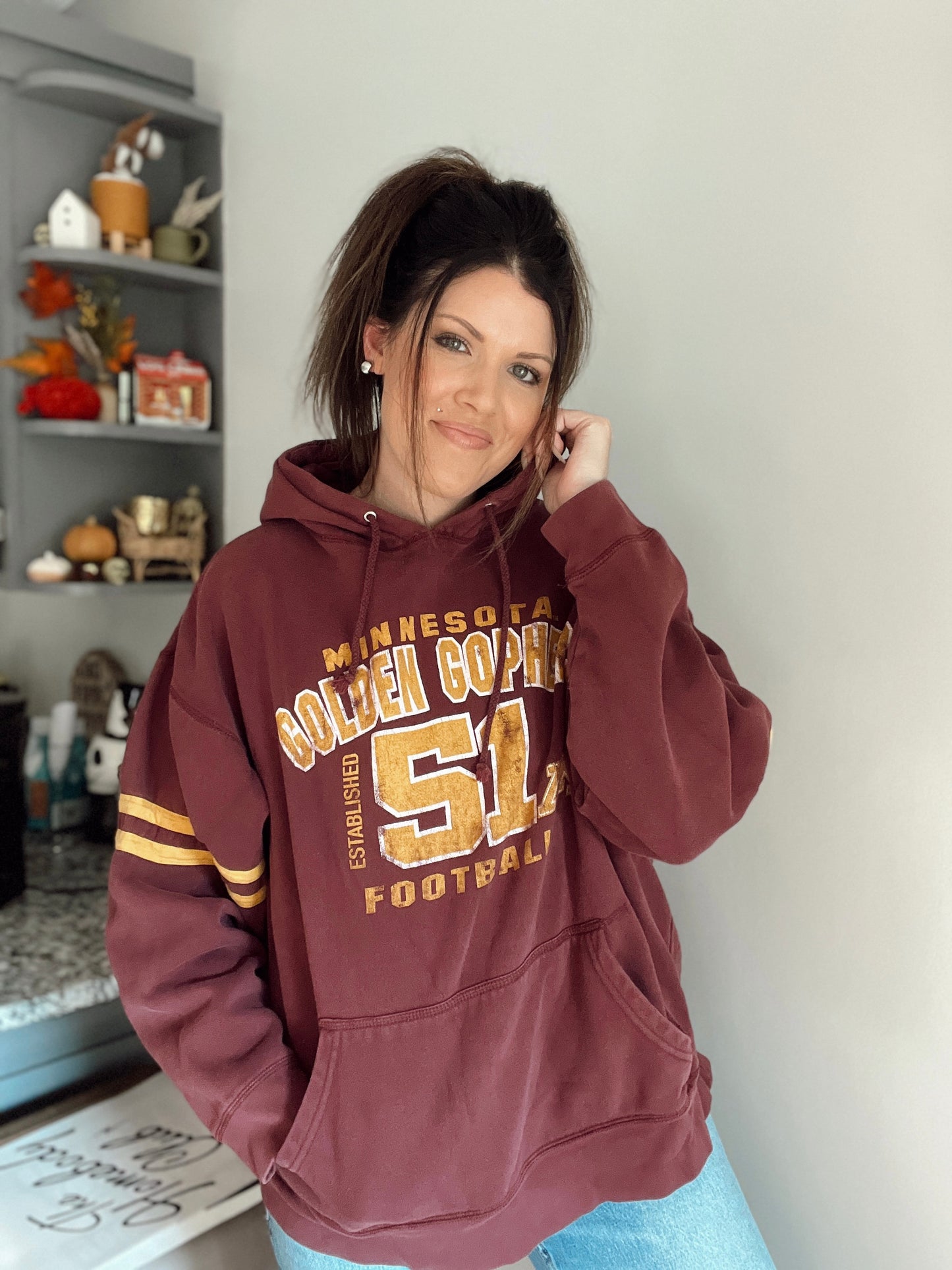 MN College Football Hooded Sweatshirt