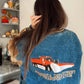 Vintage Denim MnDOT Embroidered Jacket