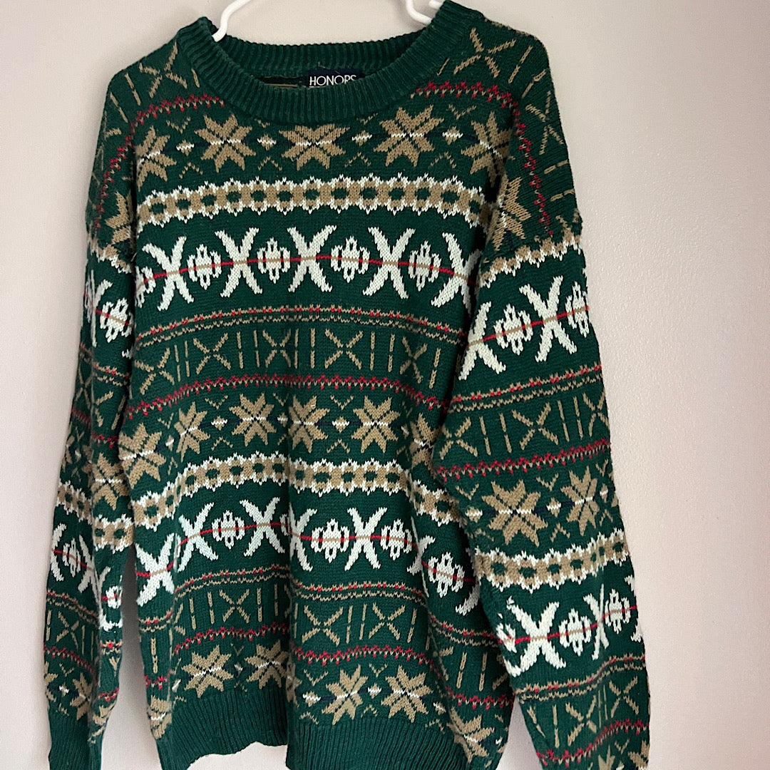 Vintage Honors Fair Isle Crewneck Sweater