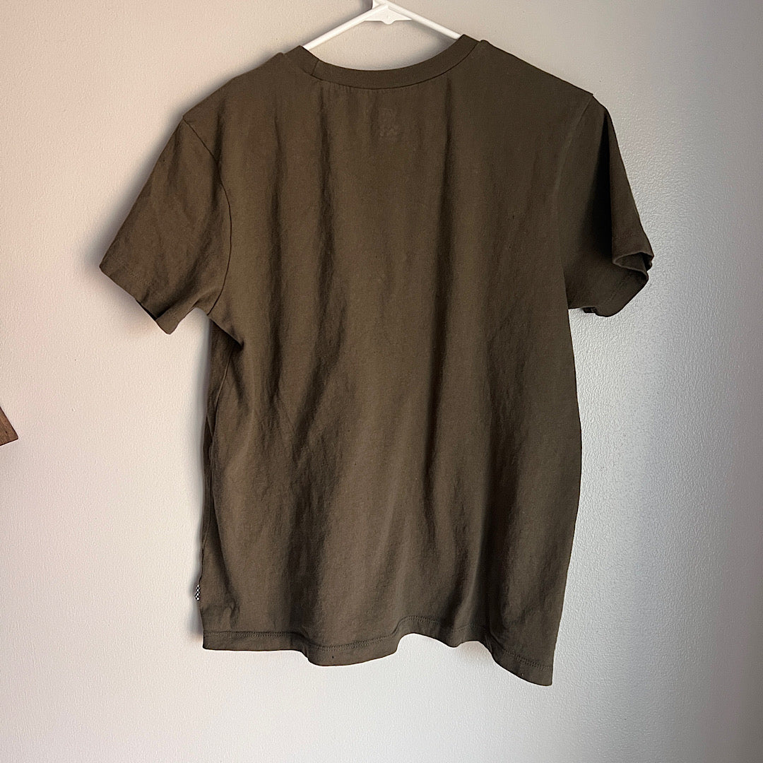 Vans Olive & White Graphic Tee