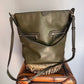 Green Bucket Shoulder Bag Purse