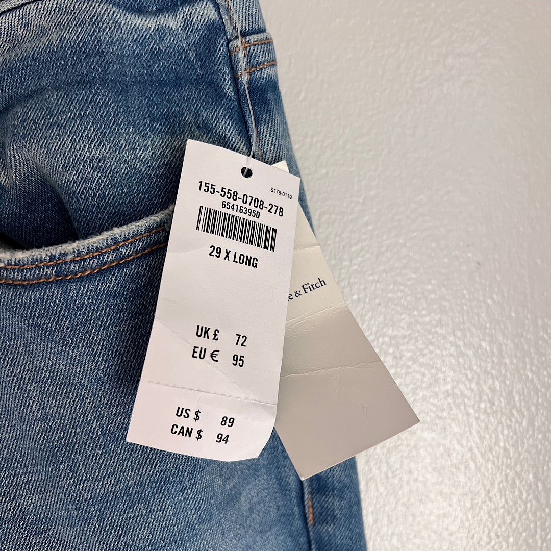 NWT Abercrombie & Fitch Mom Jean Curve Love 8XL